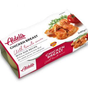 Aldelis Kuracie prsia v paradajkovej omáčke 2x80 g