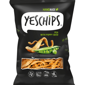 Yeschips hrachové s mákem 80 g cesnak