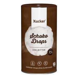 Xucker Chocolate Drops tmavá čokoláda 750 g horká čokoláda